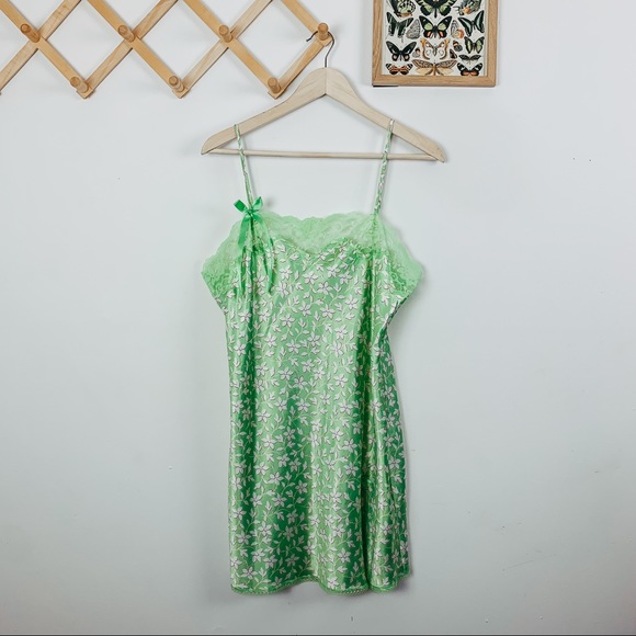 Victoria's Secret Other - victoria’s secret angels lime green silky slip